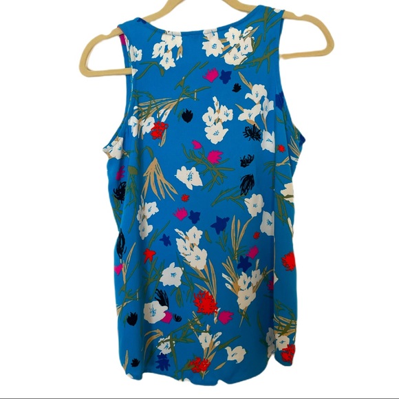 J Crew floral sleeveless blouse - Picture 2 of 4